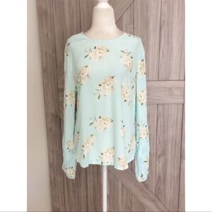 Vertigo Floral Long Sleeve Women's Top